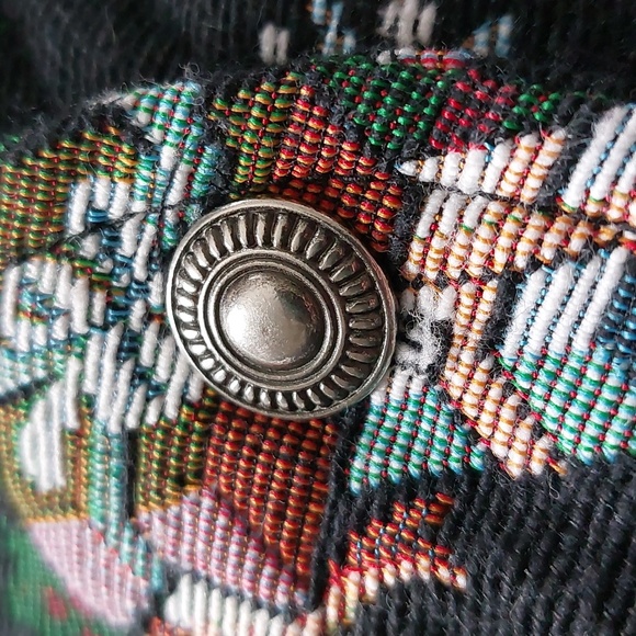 1990's Vintage Christmas Tapestry Vest Medium Large - Picture 13 of 17